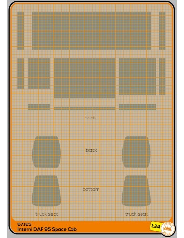 DAF95 Interior decoration  SpaceCab - M67165