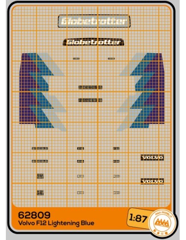 Volvo F12 Lightening blue - M62809