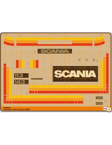 Scania 113-143 Orange line - M69804C