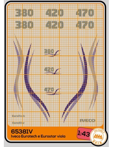 Iveco Eurotech Eurostar violet - M65381V