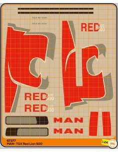 MAN TGX RED Lion 500 - MAN Kit - M67377