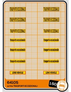 Exceptional Transport Signs - 64105