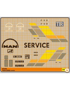 MAN 19.361 Service - giallo, arancio e grigio - M67376