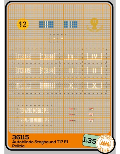Italian Police Staghound T17 EI - M36115