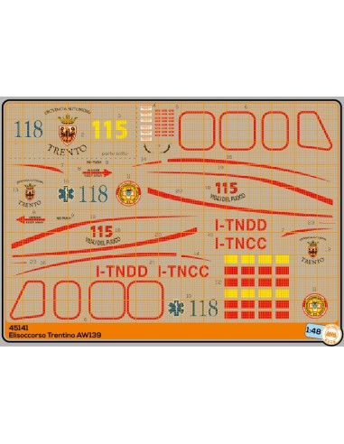 Elisoccorso Trentino AW 139 - kit New Ray - M45141