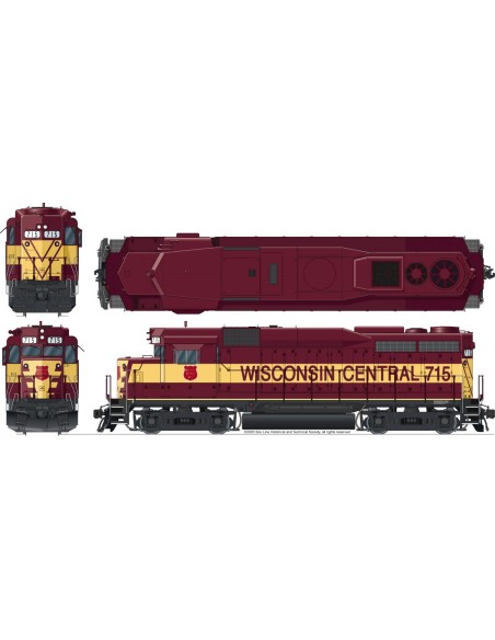 Wisconsin Central - M52502 disegno Wisconsin Central - M52502 disegno