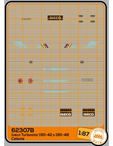 Iveco TurboStar 190-48 e 190-42 celeste - M62307B