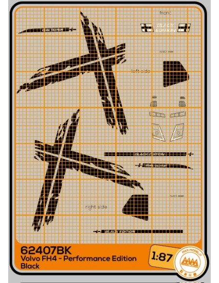 Volvo FH4 Performance Edition Black - M62407BK Volvo FH4 Performance Edition Black - M62407BK