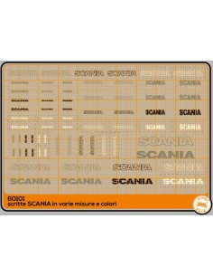 Scania - scritte e loghi - M60101
