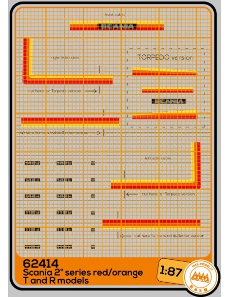 Scania R-T 142 M-H-E red - Scania 2a - M62414 Scania R-T 142 M-H-E red - Scania 2a - M62414