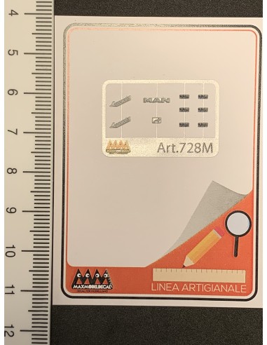 MAN loghi - 3D - 1:87 - M728M size2