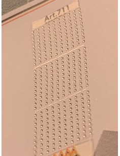 Rivetti prespaziati - 3D - M711A - dettaglio