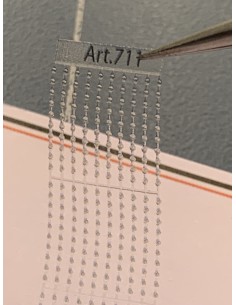 Pre-spaced rivets - 3D - M711A - lines detail