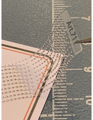 Pre-spaced rivets - 3D - M711A - thin and continuous