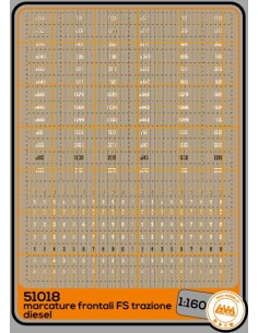 Decal markings front-wheel drive diesel - M51018