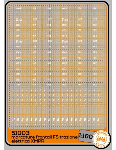 M51003 - Front markings for electric traction XMPR