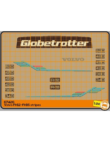 Volvo FH12 stripes - M67426