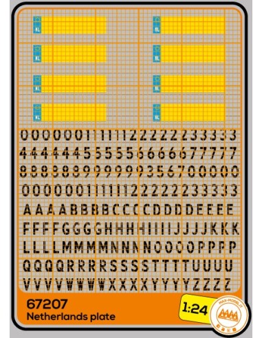 Targhe Automobilistiche Olandesi - M67207