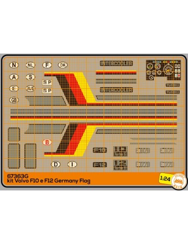 F10-F12 - Volvo kit colori bandiera Germania - M67363G