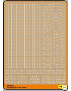 Stripes for Truck white - M67147W
