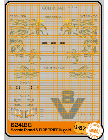 Scania Fire Griffin gold - M62418G