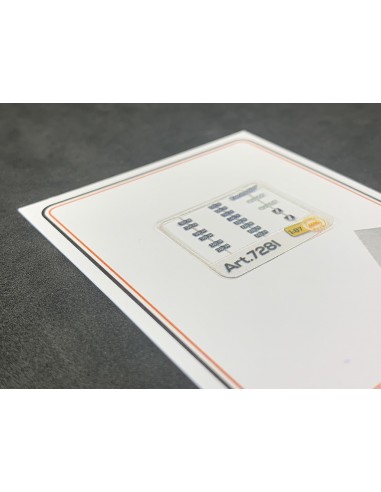 Iveco logo - 3D - 1:87 - M728I particolare per Turbostar