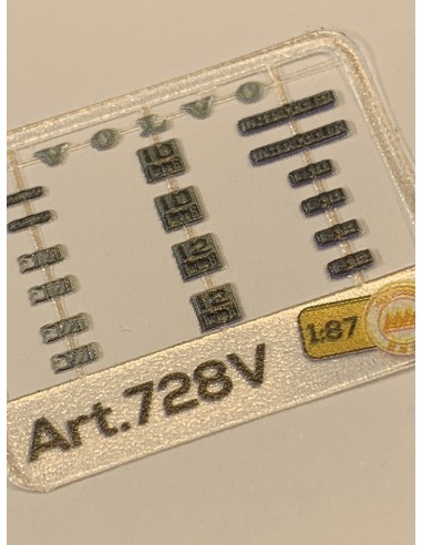 Volvo logos F12 and F10 - 3D - 1:87 - M728V particular