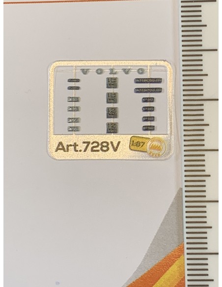 Volvo logos F12 and F10 - 3D - 1:87 - M728V size Volvo logos F12 and F10 - 3D - 1:87 - M728V size