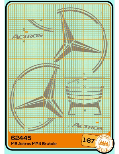 Mercedes Actros MP4 Brutale - M62445 Mercedes Actros MP4 Brutale - M62445