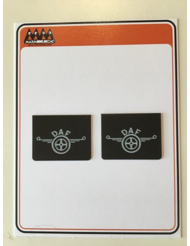 Big mudflaps DAF  whit logos 1:24 - 3D - M719A