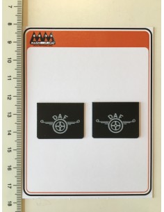 Paraschizzi grandi con logo DAF 1:24 - 3D - M718 misure