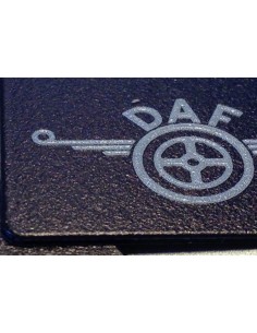 Paraschizzi grandi con logo DAF 1:24 - 3D - M718 rilievo