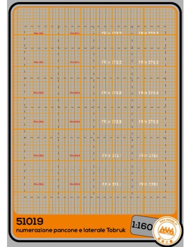 Locomotives Tobruk - markings - M51019