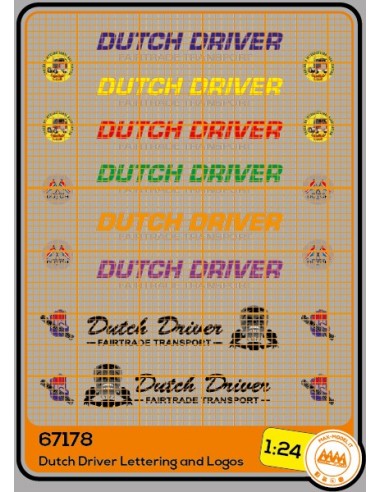 Dutch Driver lettering – M67178
