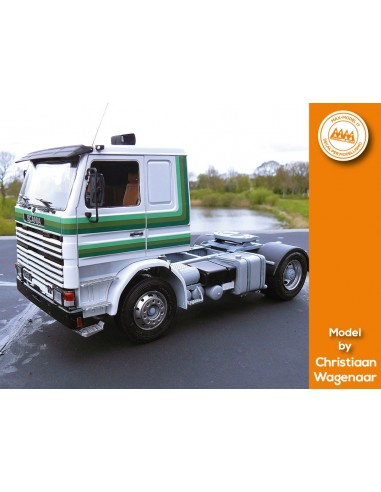 Scania 2a R-T 142 M-H-E verde - M67416 modello lato sx 2