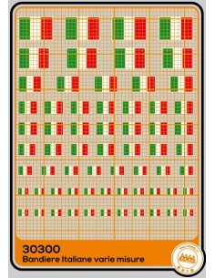 Italian flag different sizes - M30300
