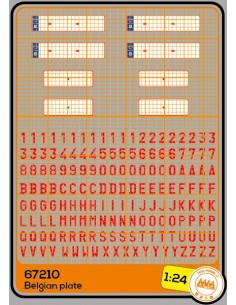 Belgio targhe automobilistiche - M67210