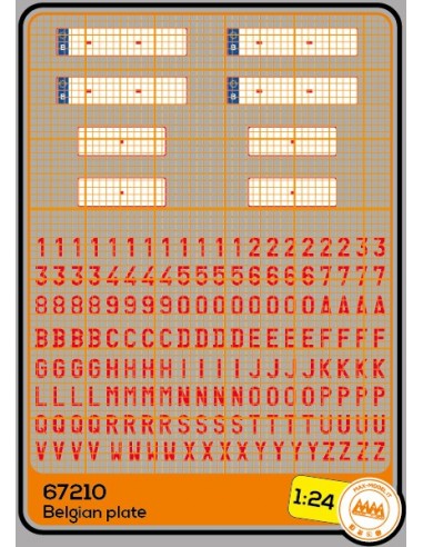 Belgio targhe automobilistiche - M67210