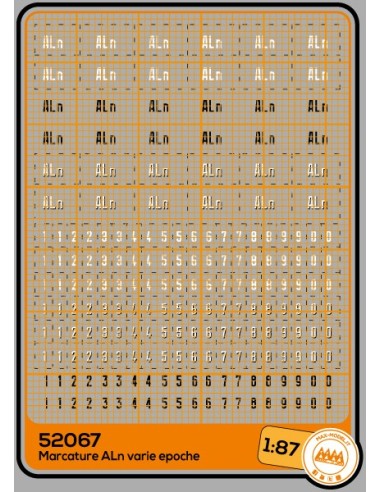 Markings for ALn different ages - M52067