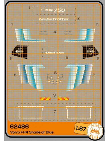 Volvo FH4 Shade of Blue - M62486