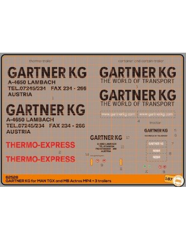 Gartner KG - MAN TGX and MB Actros MP4 - M62528