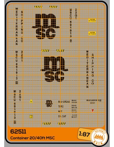 MSC Container 20/40 ft - M62511