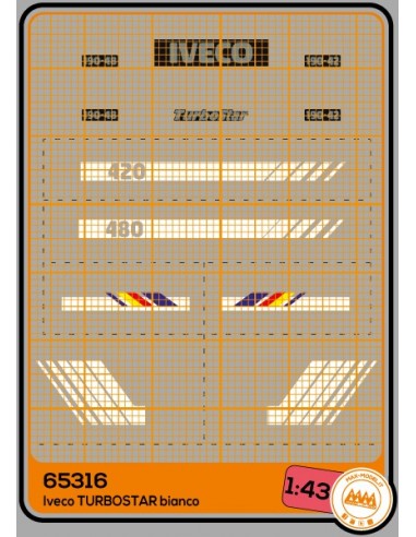 Iveco TurboStar 190-48 and 190-42 white - M65316