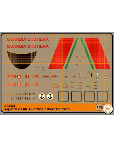 Agusta Bell AB412 Guardia Costiera - Kit Italeri - M33553