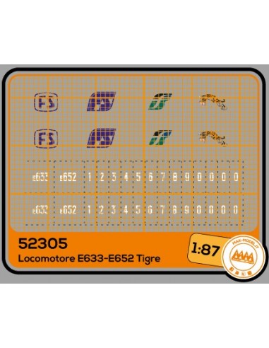 Locomotore E633 - E652 Tigre - M52305