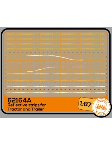 Strisce riflettenti per trattori e rimorchi - M62164A