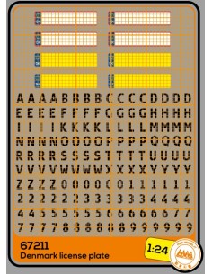 Danimarca targhe automobilistiche - M67211