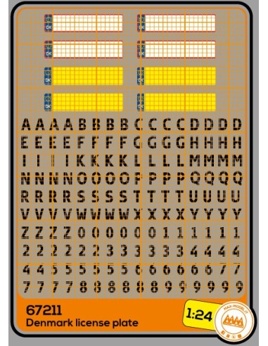 Danimarca targhe automobilistiche - M67211