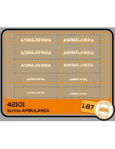 Ambulance letterings - M42101