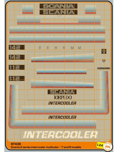 Scania R-T 142 M-H-E multicolor - M67436
